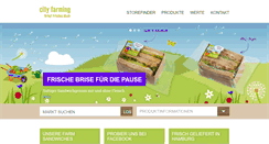 Desktop Screenshot of city-farming.de